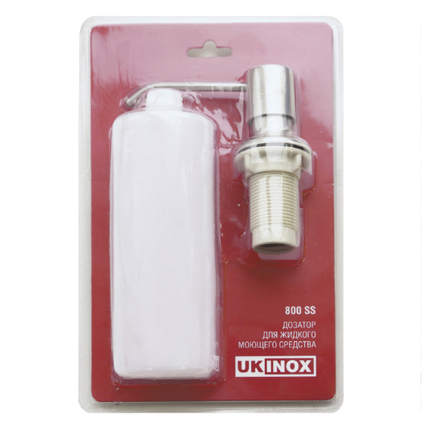Дозатор для моющего средства хром от магазина ЛесКонПром.ру