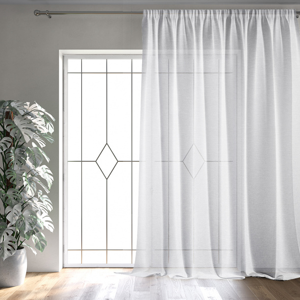 Штора-тюль вуаль 300х280 см голубая от магазина ЛесКонПром.ру