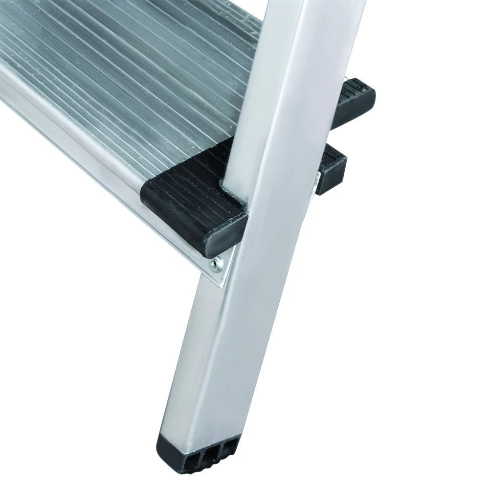 Стремянка алюминиевая с широкой ступенью и органайзером Новая Высота 8 ступеней (арт. 1118108) от магазина ЛесКонПром.ру