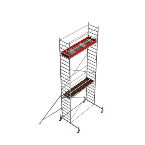 Алюминиевая Вышка-тура KRAUSE STABILO серия 10 2,5х0,75 м РВ 7,4 м (Арт.741349) от магазина ЛесКонПром.ру