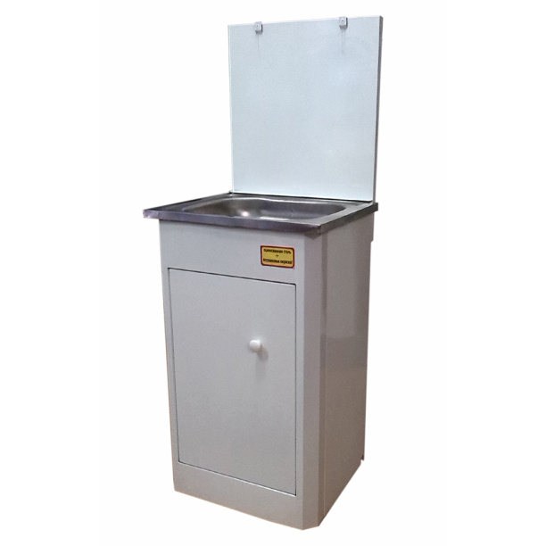 Тумба с мойкой из нержавеющей стали 130х50х43 см от магазина ЛесКонПром.ру