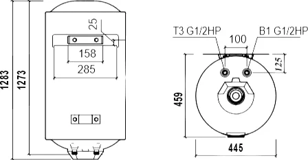 Накопительный водонагреватель Thermex TitaniumHeat 150 V электрический от магазина ЛесКонПром.ру