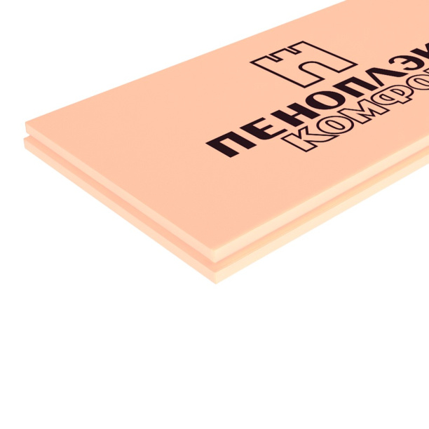 Экструдированный пенополистирол ПЕНОПЛЭКС КОМФОРТ 1185х585х100 мм от магазина ЛесКонПром.ру