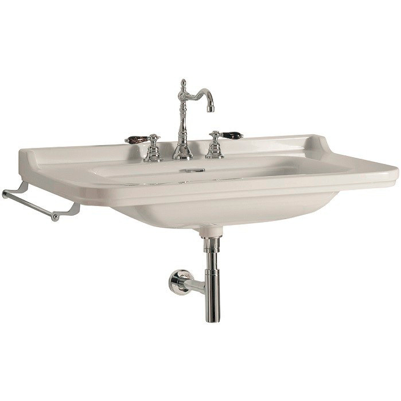 Раковина Kerasan Waldorf 120 4144K1bi/cr*3 Белая от магазина ЛесКонПром.ру