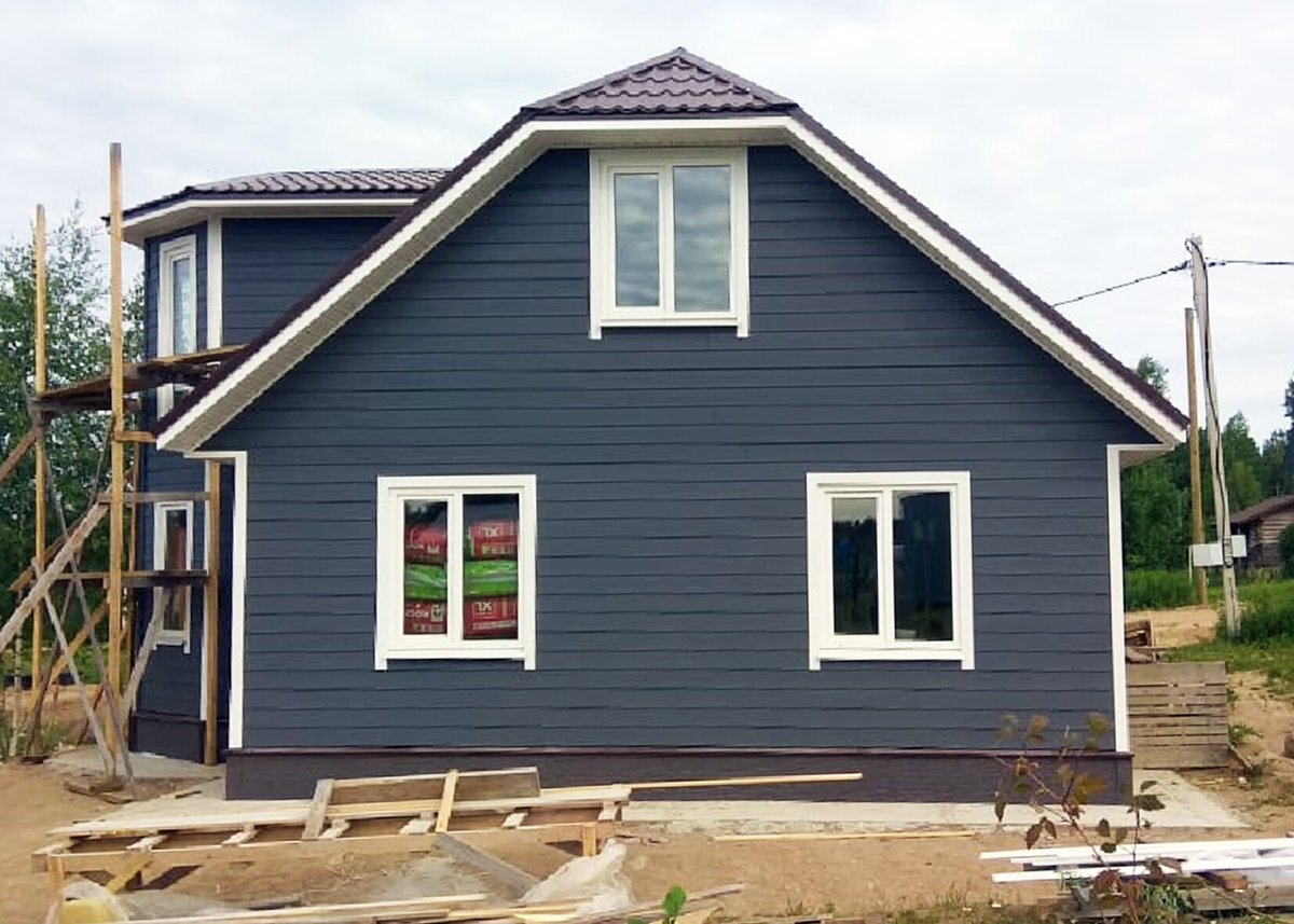 Сайдинг фиброцементный DECOVER 3600x190x8 мм, Gray от магазина ЛесКонПром.ру