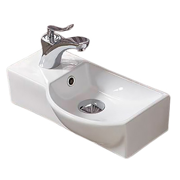 Раковина CeramaLux 45 7947BR Белая от магазина ЛесКонПром.ру