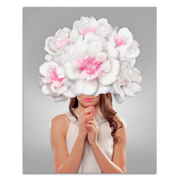 Канвас 40х50 см Пион от магазина ЛесКонПром.ру