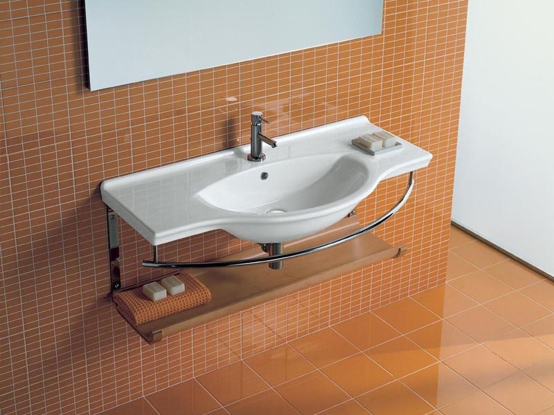 Раковина Hatria Sophie 105 YU90 Белая от магазина ЛесКонПром.ру