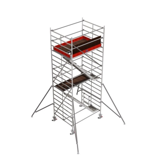 Алюминиевая Вышка-тура KRAUSE STABILO серия 5500 с трапом РВ 6,5 м (Арт.769015) от магазина ЛесКонПром.ру