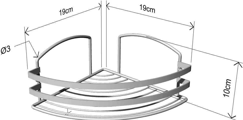 Полка Tekno-tel BK081SSM от магазина ЛесКонПром.ру