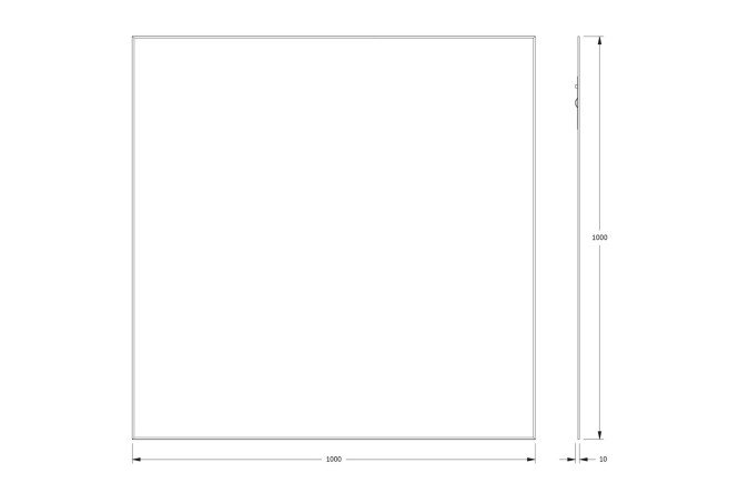Зеркало с фацетом EVOFORM Standard 80545592 от магазина ЛесКонПром.ру