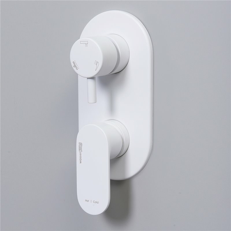 Душевая система WasserKRAFT А85161 Белая матовая от магазина ЛесКонПром.ру