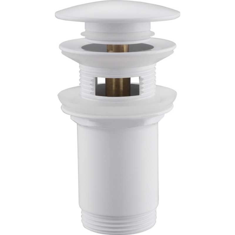 Донный клапан Abber AF0010W Click-Clack Белый от магазина ЛесКонПром.ру