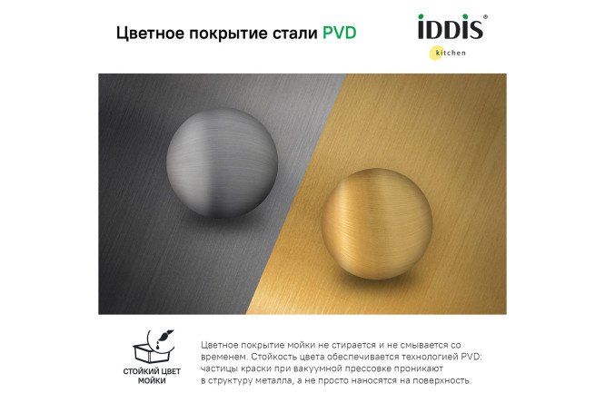Мойка врезная IDDIS Edifice 80550610 от магазина ЛесКонПром.ру