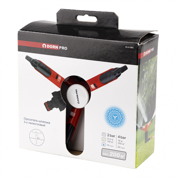 Ороситель-шпилька DORN PRO 3-лепестковый от магазина ЛесКонПром.ру