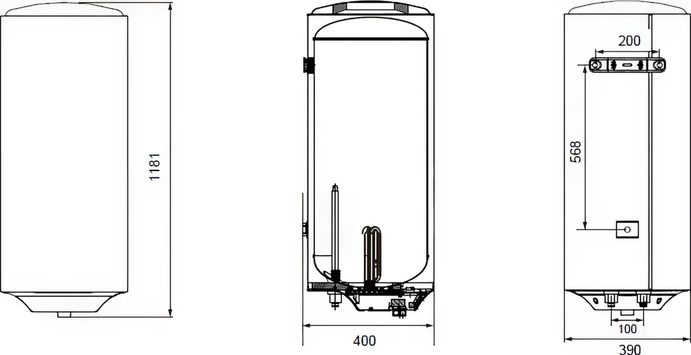 Накопительный водонагреватель Haier HE1 ES100V-HE1 электрический от магазина ЛесКонПром.ру