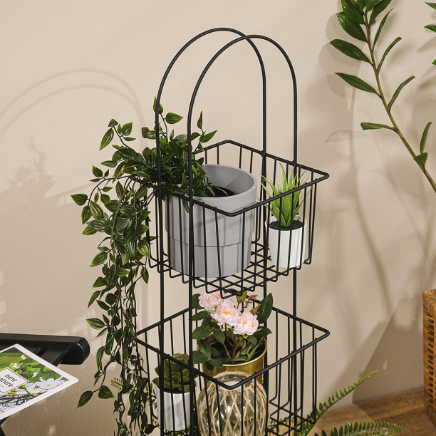 Этажерка для ванной ЧМЗ 3-ярусная черная от магазина ЛесКонПром.ру