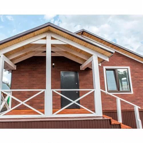 Фасадная плитка ТЕХНОНИКОЛЬ Hauberk Терракотовый Кирпич от магазина ЛесКонПром.ру