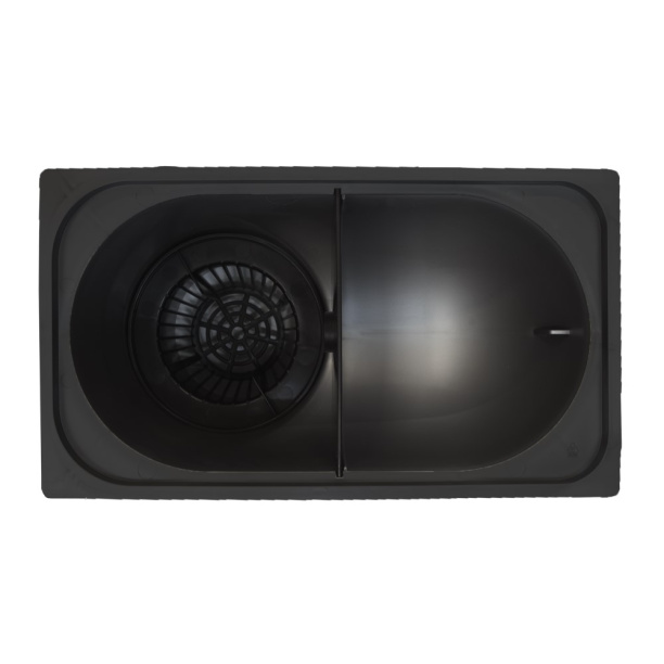 Ливнеприёмник под водосточную трубу Ecoteck черный от магазина ЛесКонПром.ру