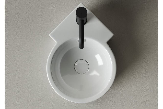 Умывальник подвесной угловой CERAMICA NOVA Element 80551292 от магазина ЛесКонПром.ру