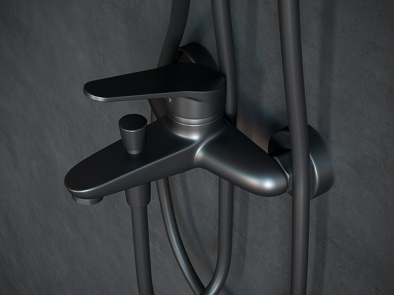 Душевая система Laguraty 7005 Черный от магазина ЛесКонПром.ру