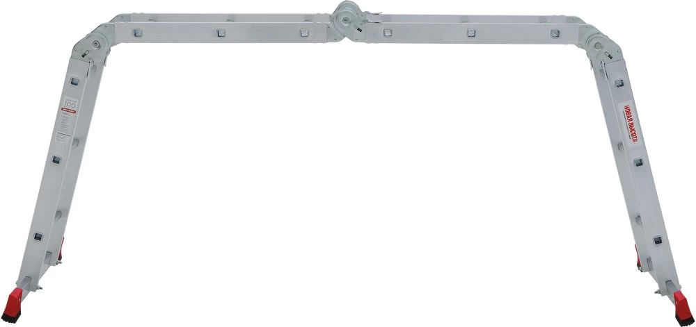 Алюминиевая четырехсекционная лестница-трансформер 400 мм NV1323 НОВАЯ ВЫСОТА 4Х5 арт.1323405 от магазина ЛесКонПром.ру