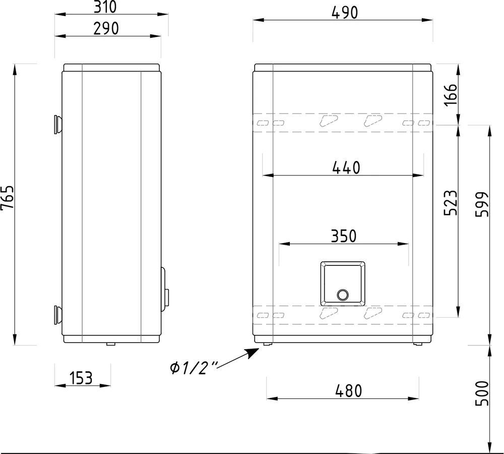Накопительный водонагреватель Atlantic Steatite Essential 50 электрический от магазина ЛесКонПром.ру