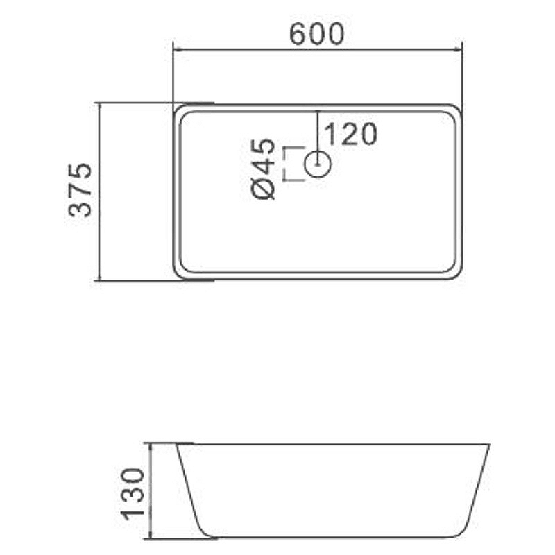 Раковина-чаша Gappo 60 GT404 Белая от магазина ЛесКонПром.ру