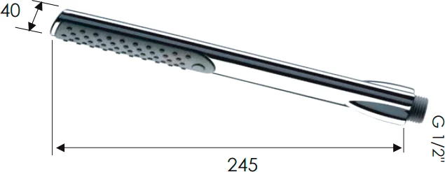 Душевая лейка Remer 317RVX от магазина ЛесКонПром.ру