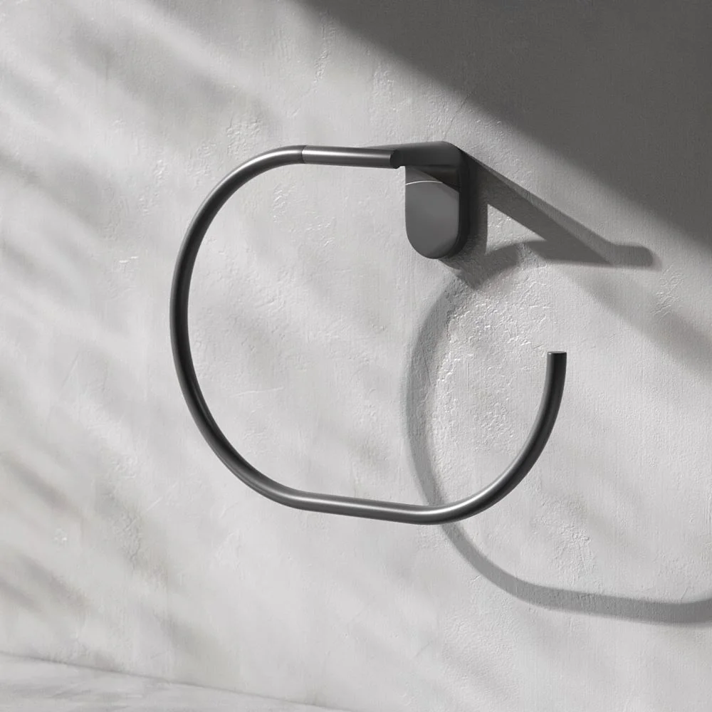 Полотенцедержатель AM.PM X-Joy A8434422 кольцо, черный от магазина ЛесКонПром.ру