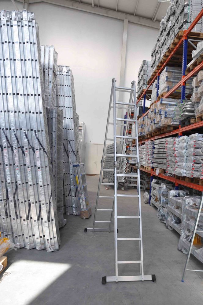 Алюминиевая лестница трансформер HERCULES 4Х3 CAGSAN от магазина ЛесКонПром.ру