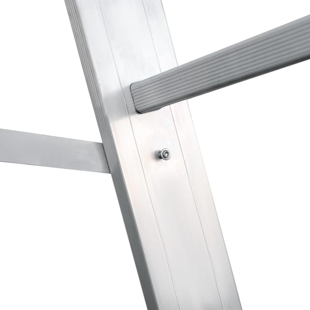 Лестница алюминиевая двухсекционная индустриальная Новая Высота 2x9 арт. 5220209 от магазина ЛесКонПром.ру