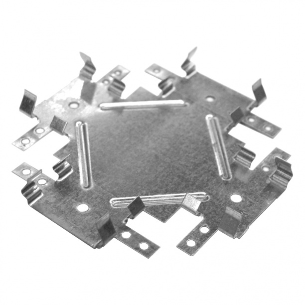 Соединитель одноуровневый (краб) для профиля 60x27 от магазина ЛесКонПром.ру