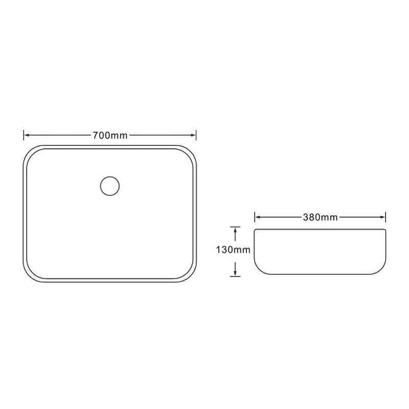 Раковина-чаша SantiLine 70 SL-7027 Белый мрамор от магазина ЛесКонПром.ру
