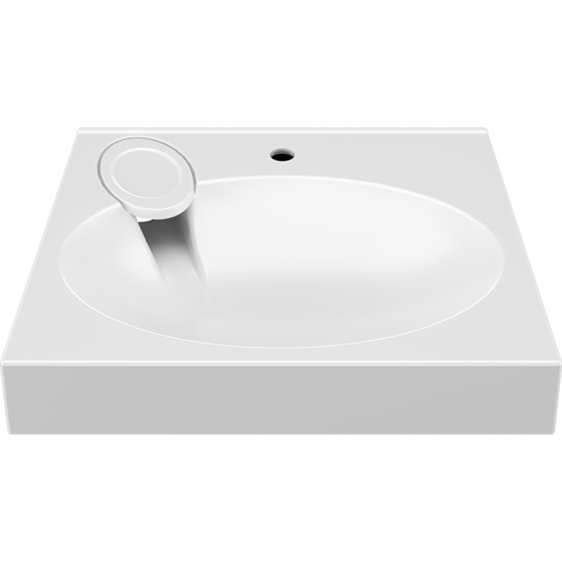 Раковина Paola Liguria 60x50 на стиральную машину Белая глянцевая от магазина ЛесКонПром.ру