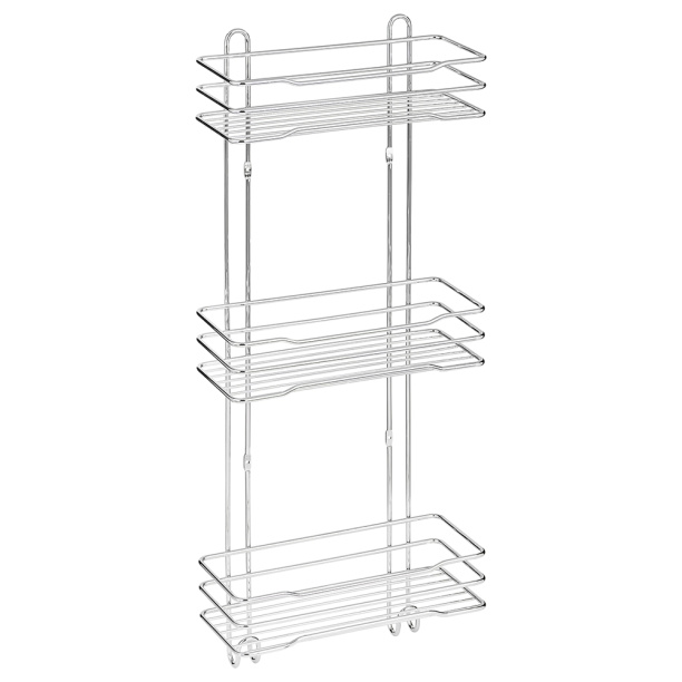 Полка сетчатая ЧМЗ Стамбул 3-ярусная прямая от магазина ЛесКонПром.ру