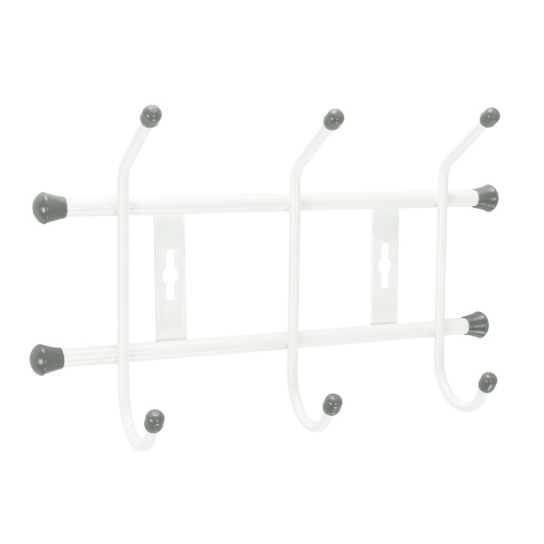 Вешалка настенная Ника ВН3 28,5х6,7х18 см белая от магазина ЛесКонПром.ру