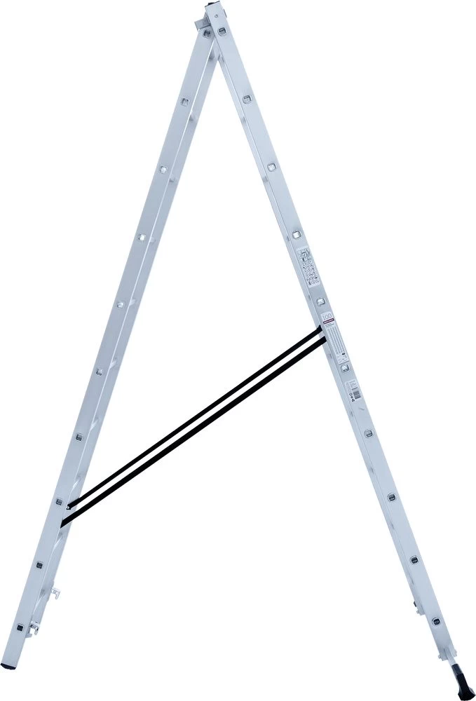 Лестница алюминиевая двухсекционная Новая Высота 2x10 арт. 1220210 от магазина ЛесКонПром.ру