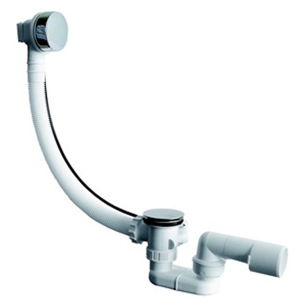 Слив-перелив PlastBrno EVSE150 Хром Белый от магазина ЛесКонПром.ру