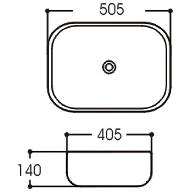 Раковина-чаша WellWant 50 WWRB1532W Белая от магазина ЛесКонПром.ру