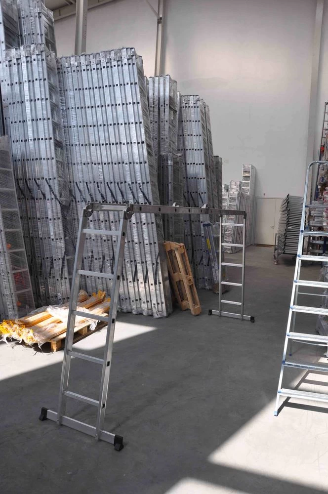 Алюминиевая лестница трансформер HERCULES 4Х4 CAGSAN от магазина ЛесКонПром.ру