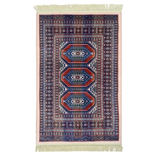 Ковер Шенилл Ява 0,7х1,1 м красный от магазина ЛесКонПром.ру