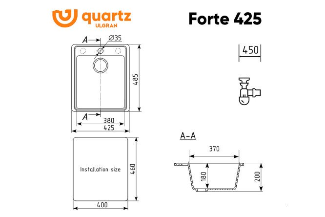 Мойка Forte 80531935 от магазина ЛесКонПром.ру