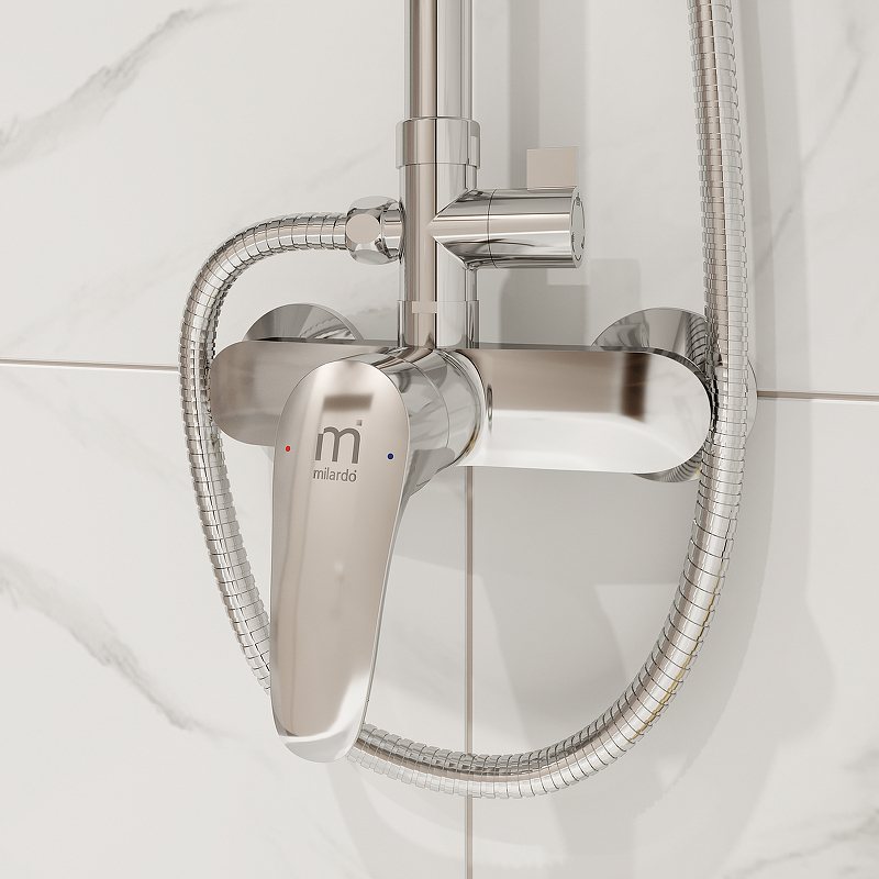 Душевая система Milardo Simp SIMSB1FM89 Хром от магазина ЛесКонПром.ру