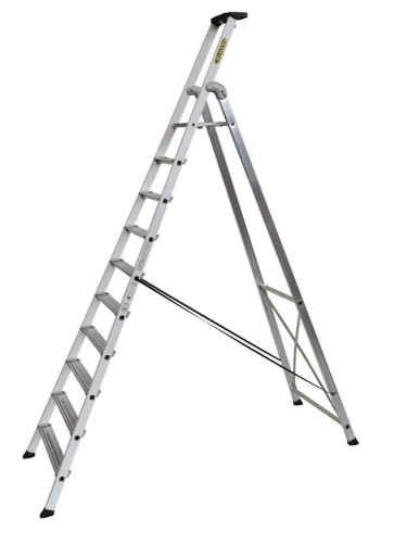 Стремянка алюминиевая лакированная профессиональная Centaure 10 ступеней EXPERT 54 (арт.429209) от магазина ЛесКонПром.ру