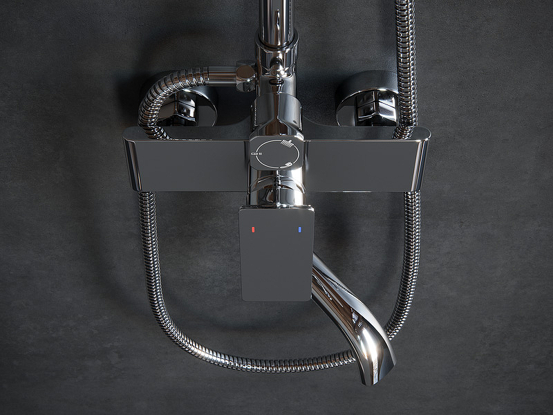 Душевая система Laguraty 17054 Хром от магазина ЛесКонПром.ру