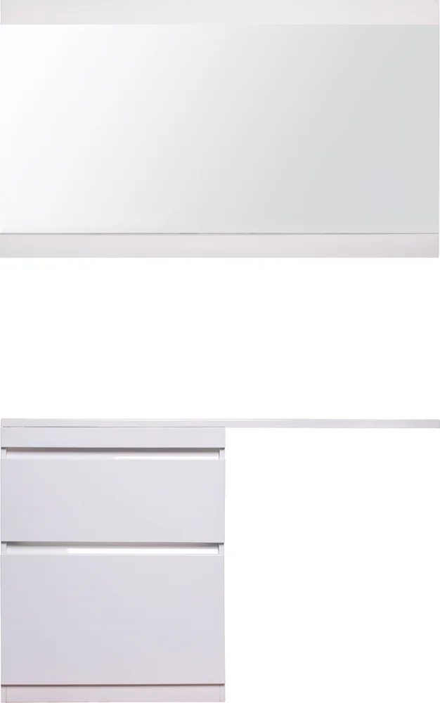 Зеркало Style Line Даллас 130 Люкс, белое от магазина ЛесКонПром.ру