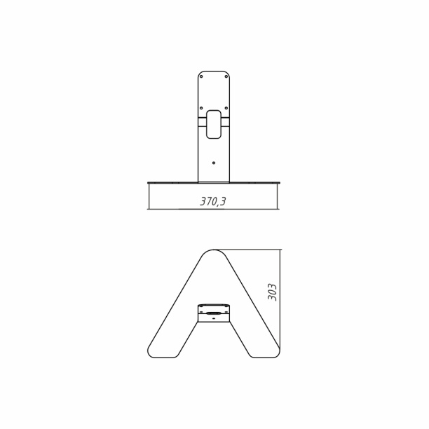 Подставка для рециркулятора Protego F40 Mini F80 от магазина ЛесКонПром.ру