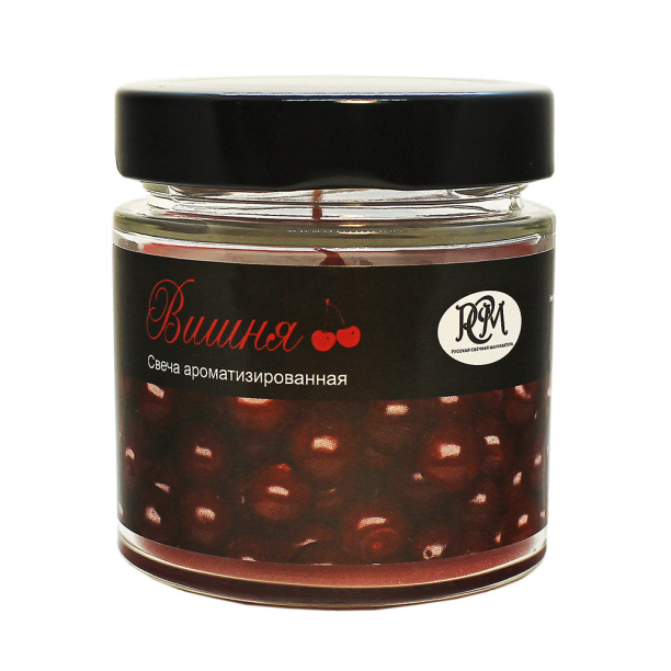 Свеча в банке Земляника от магазина ЛесКонПром.ру