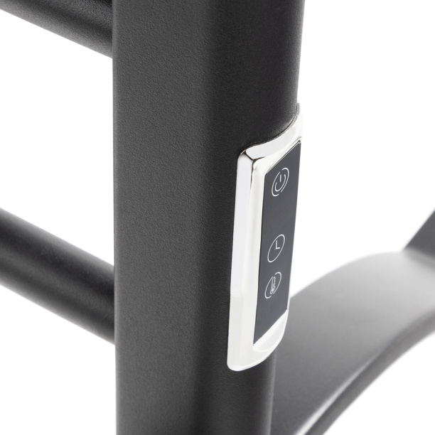 Полотенцесушитель электрический FLUMEN 200 Вт черный от магазина ЛесКонПром.ру